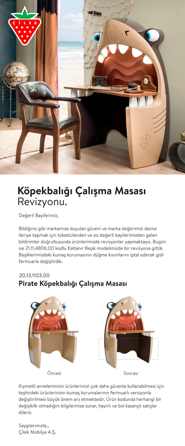 Köpekbalığı Masa Revize