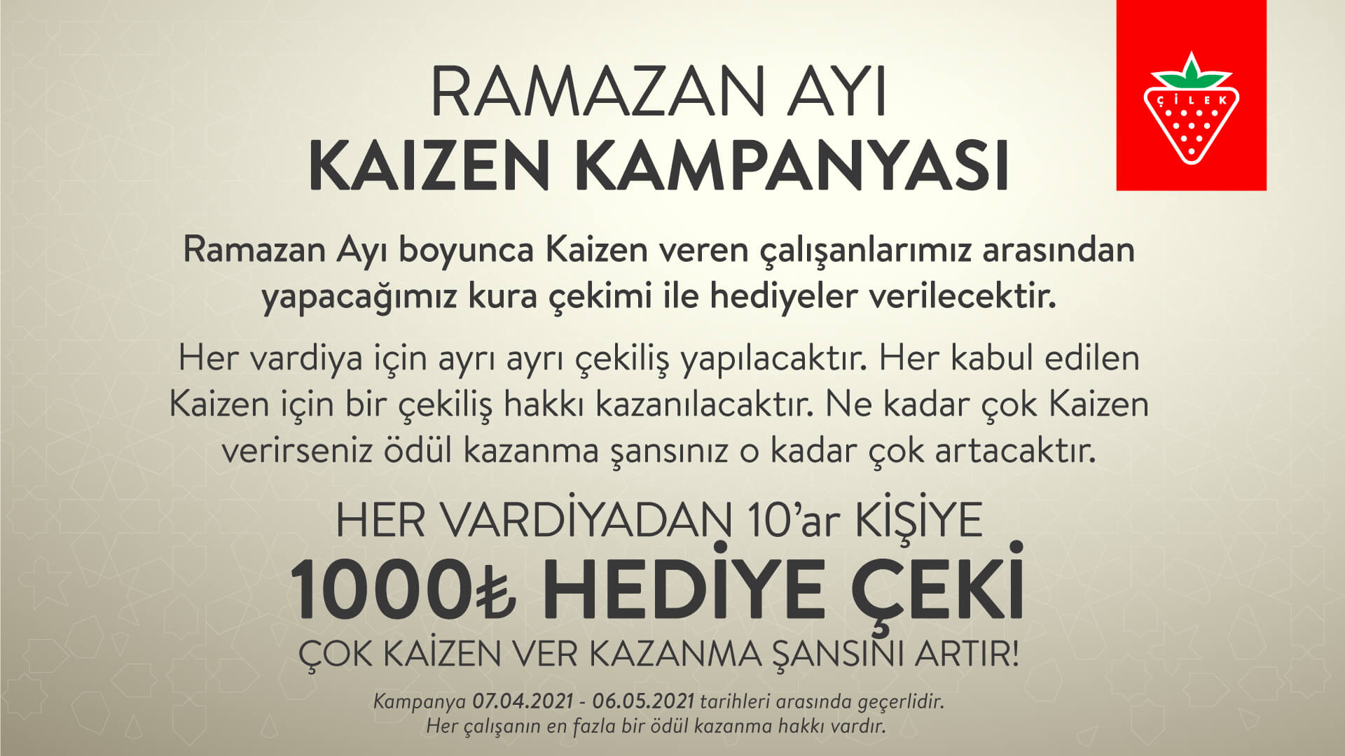 Ramazan Kaizen Kampanyası TV